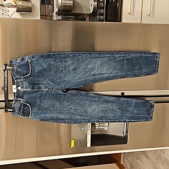 💕ANINE BING💕 Sonya Jean ~ Button Fly Mid Indigo Blue 27 NWOT - Picture 10 of 16